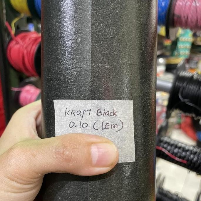 Kertas Kraft Hitam Speaker 010 Lebar 30cm + Lem Serbaguna untuk DIY Audio