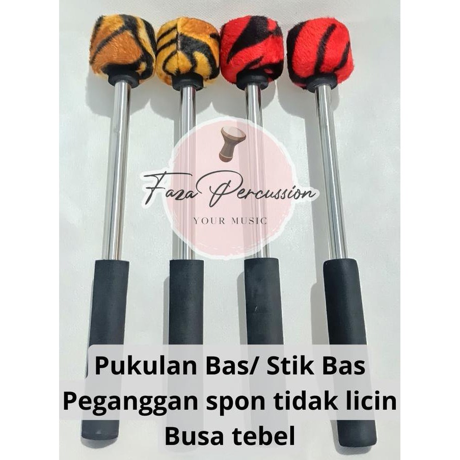 Stik Bass Hadroh Stainless Pegangan Lem - Aksesoris Alat Musik Hadroh