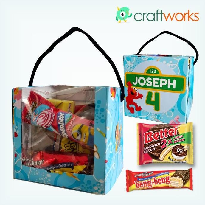 *****] PAKET SNACK ULANG TAHUN + CUSTOM HANGING SNACK BOX