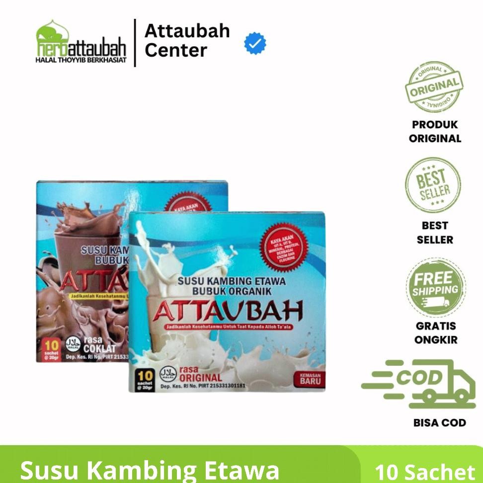 

Susu Kambing Etawa Attaubah 10 Sachet Susu Kambing Organik