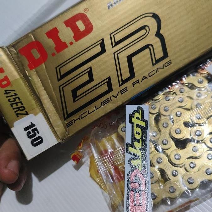 rantai DID 415ERZ 150L Balap ER JAPAN R25 N250 CBR250 RR CBR NINJA 250 415 slim tipis racing 415ER