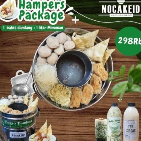 

Hot Sale!, Paket Bakso Dandang & 1 Minuman , Hadiah Ulang Tahun, Hampers Package