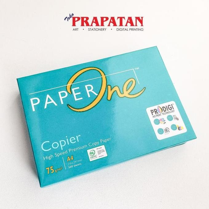 

Kertas Hvs Paper One A4 70Gsm - Kertas Print & Fotokopi Putih 1 Rim