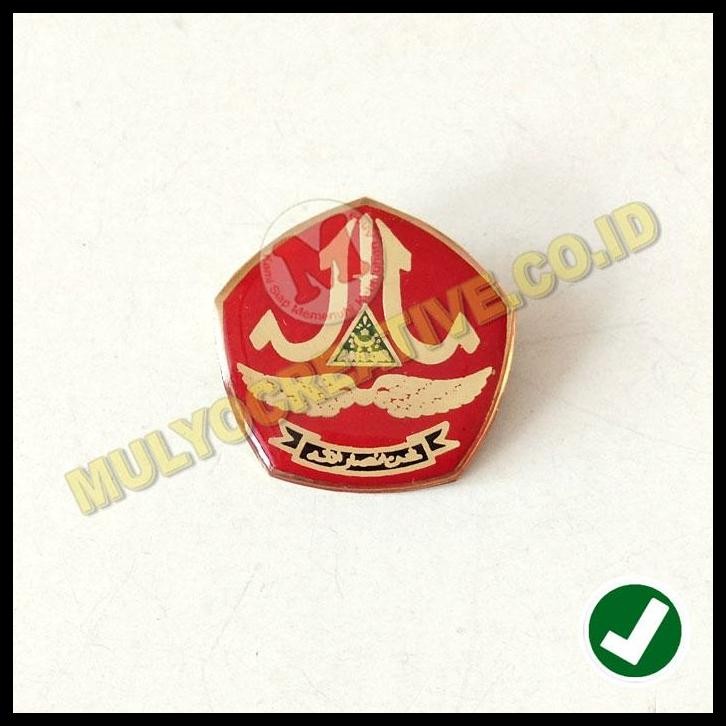 HOT DEAL PIN BANSER ANSOR MERAH - PIN BANSER BAHAN LOGAM KUNINGAN 