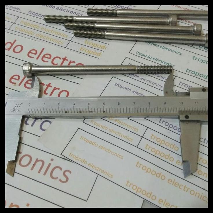 TERMURAH BAUT L M6X100 STAINLESS STEEL 