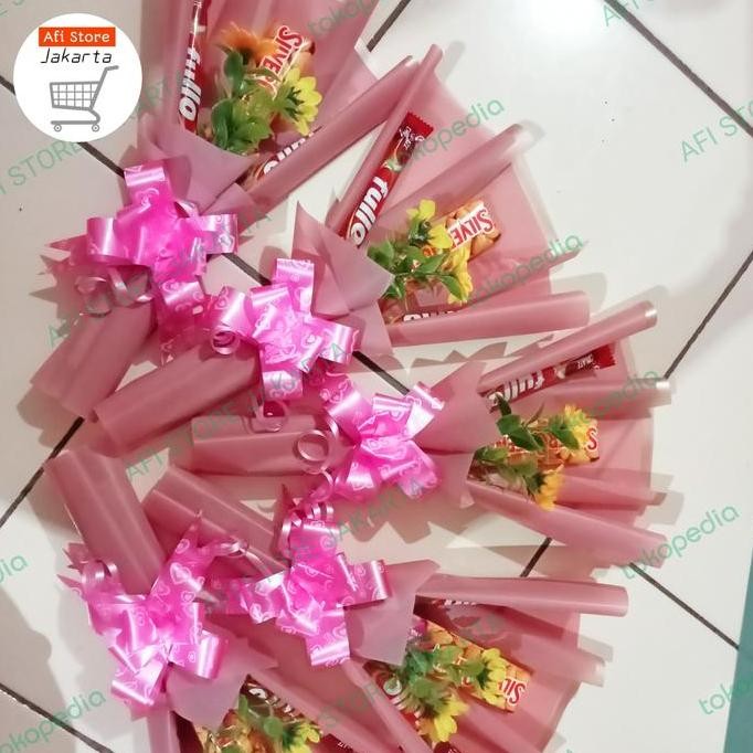 

bucket mini coklat l hadiah hari guru l buket coklat l bucket