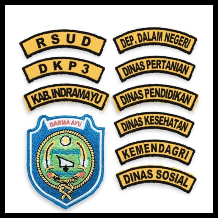 HOT DEAL BED BORDIR LOGO DINAS KABUPATEN INDRAMAYU - BORDIR KAB INDRAMAYU 