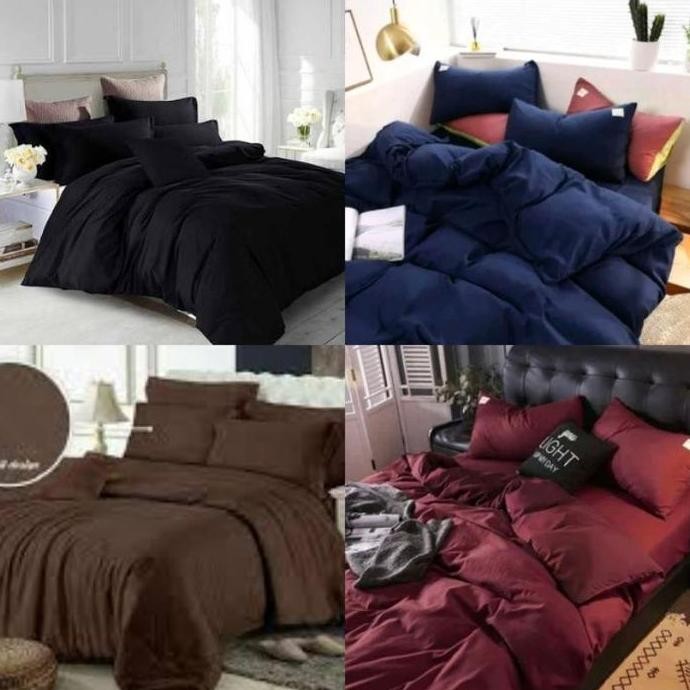 Bed Cover Set Internal Aloha los Emboss - Maroon, Single 120