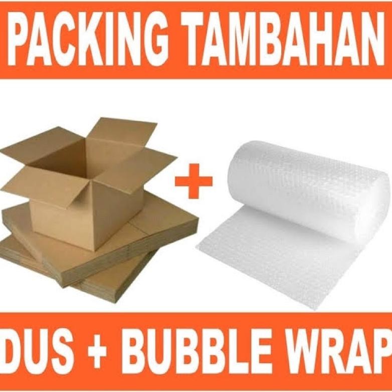 

Tambahan Packing Bubble Wrap Dan Kardus (Untuk Packing) Ready