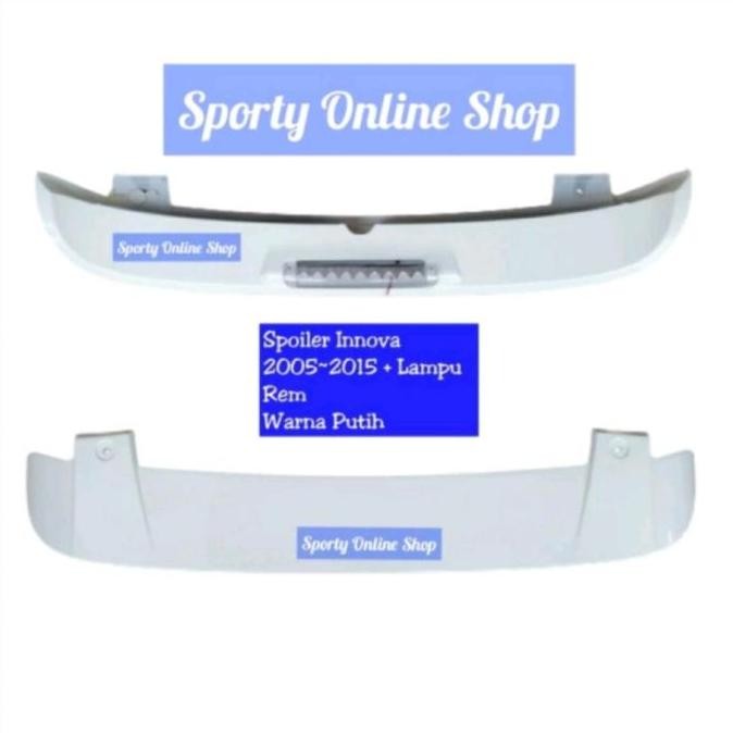 Spoiler Sayap Mobil Innova 2005-2015 + Lampu Rem Car