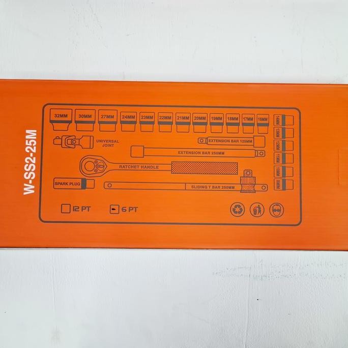 ready  IWT Kunci Sok set 25pcs