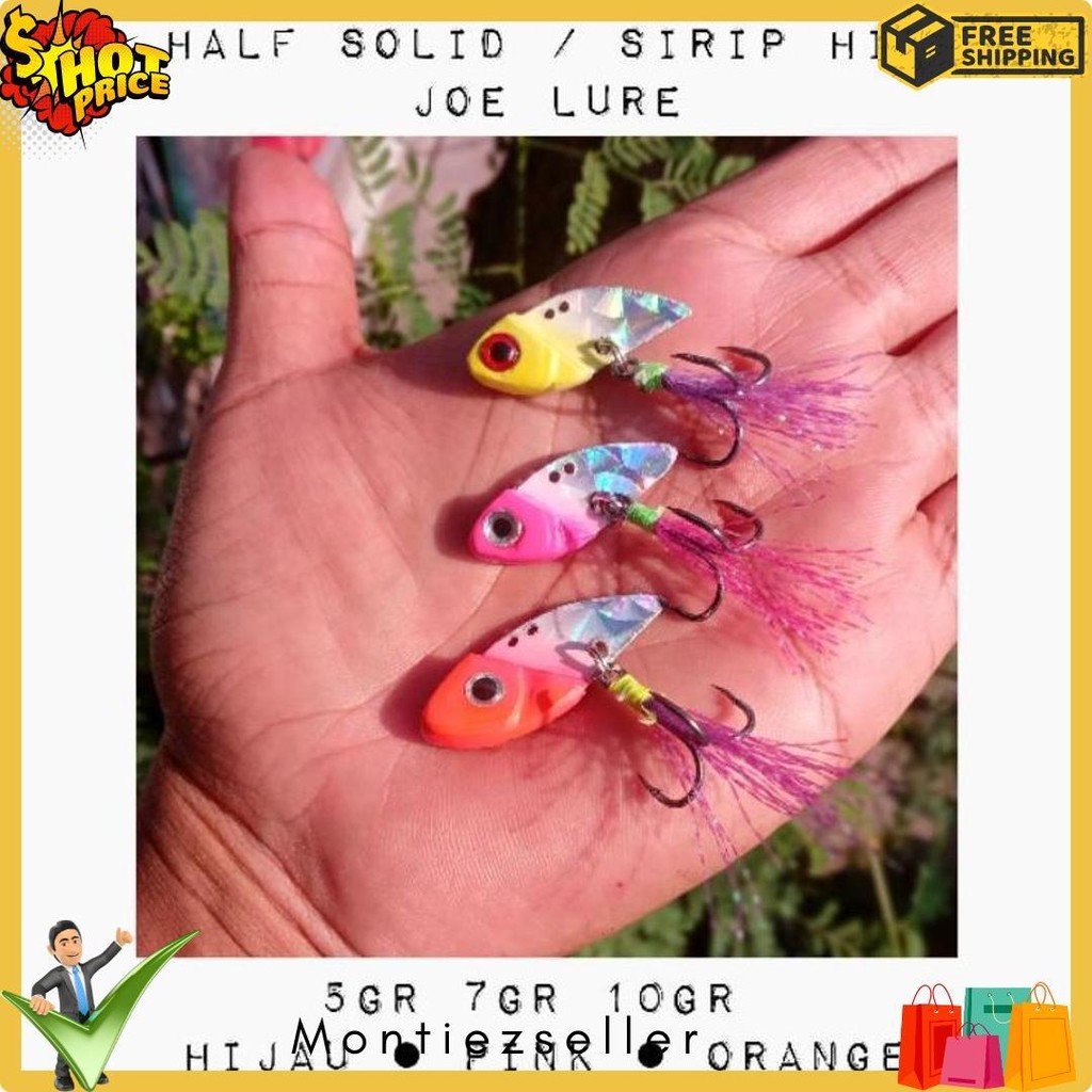 Hs Half Solid Vibra Sirip Hiu 4Gr 5Gr 7Gr 8Gr 10Gr By Joe Lure Casting Deep Water Gabus Terlengkap D