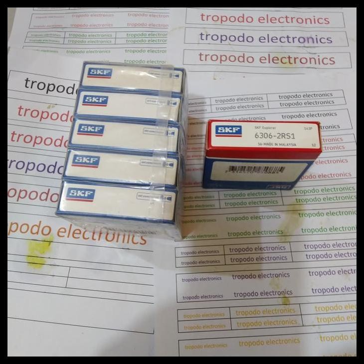 GRATIS ONGKIR BALL BEARING 6306 2RS / 6306 2RS1 MERK SKF 