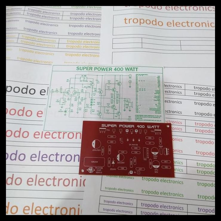 GRATIS ONGKIR PCB POWER AMPLIFIER 400 WATT MONO 