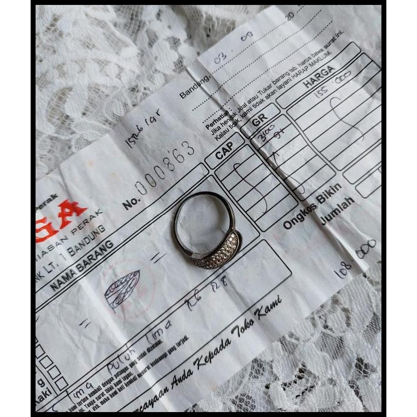 HOT DEAL CINCIN WANITA PERAK BEKAS 