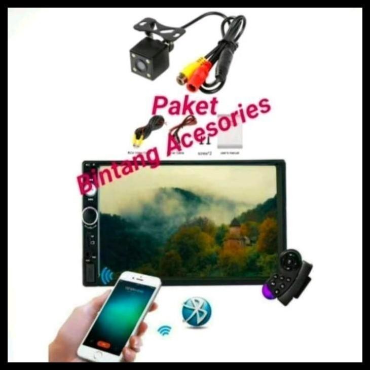 GRATIS ONGKIR HEAD UNIT DOUBLE DIN MOBIL ESCUDO SUZUKI DAN KAMERA MUNDUR 