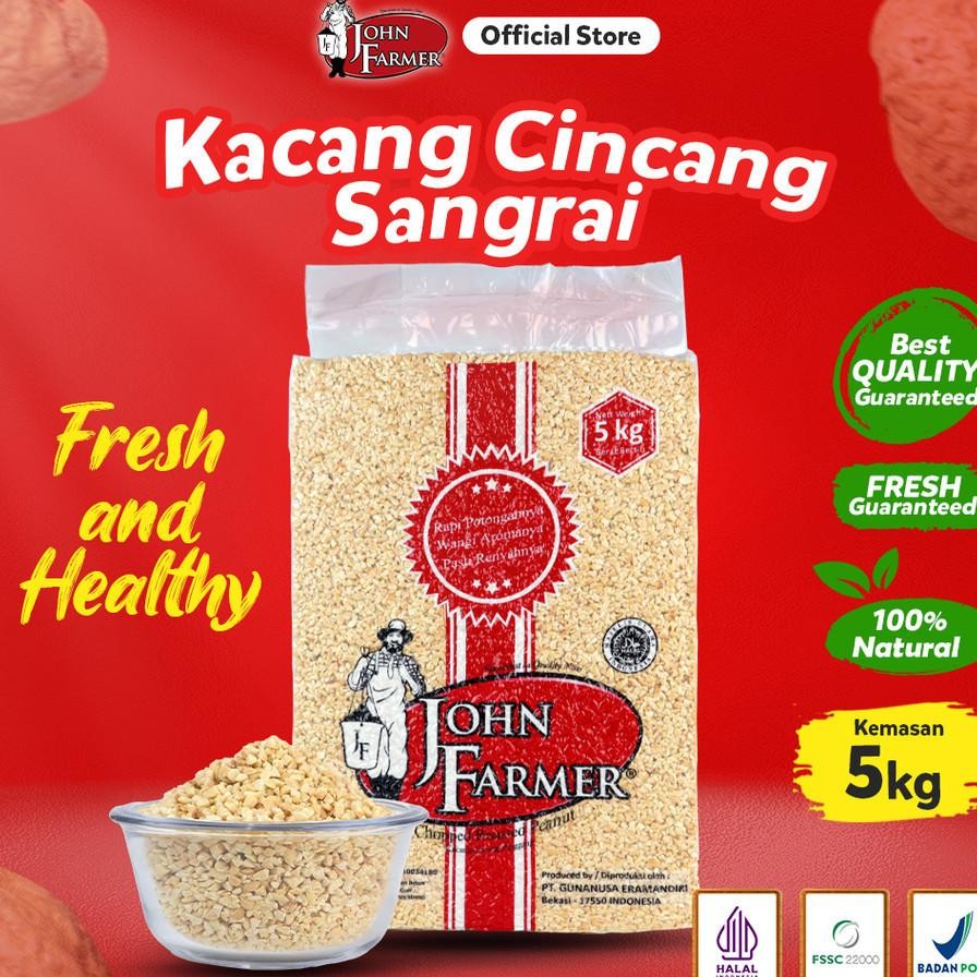 

John Farmer Chopped Roasted Peanut Kacang Cincang Kacang Sangrai 5Kg