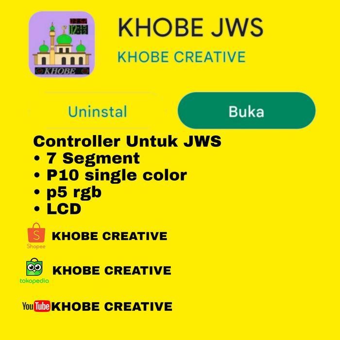 Controller Jws Multi 1-6 Panel P10 Single Color Original Dan Terpercaya