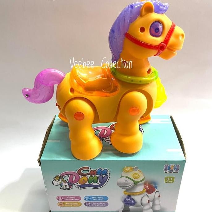 Produk Terbaik] Mainan Kuda kudaan anak /mainan kuda musik jalan/ mainan anak kuda