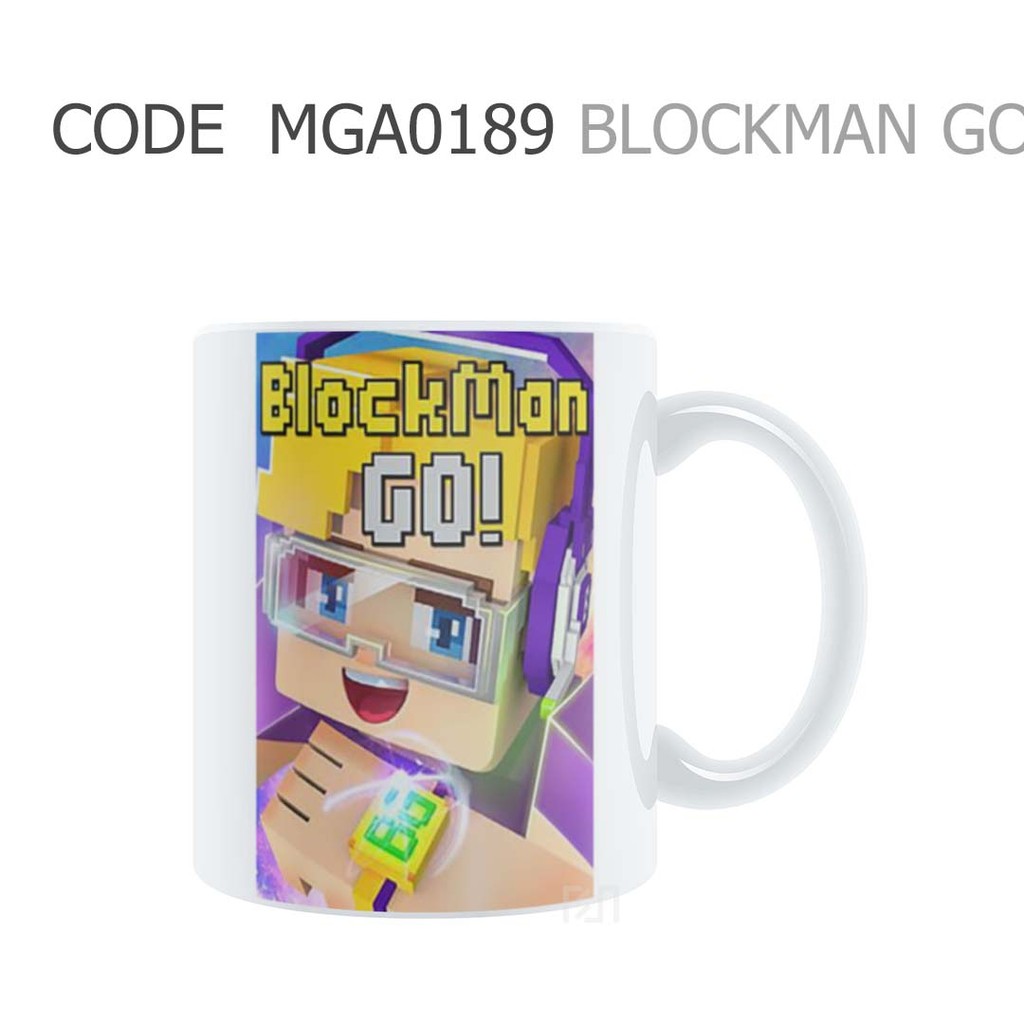 MUGLICIOUS MGA0189 BLOCKMAN GO Gaming Artwork Gelas Mug
