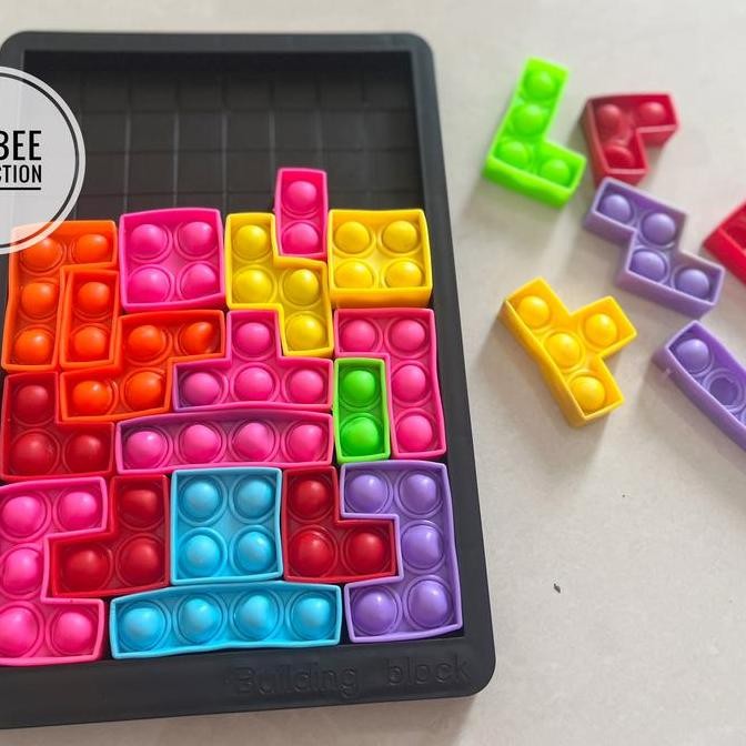 populer] Mainan Pop It murah/ mainan tetris pop it