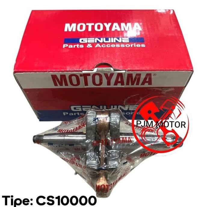 """] MOTOYAMA CRANKSHAFT kruk as kro as mesin chainsaw senso sinso ORIGINAL MOTOYAMA CS10000