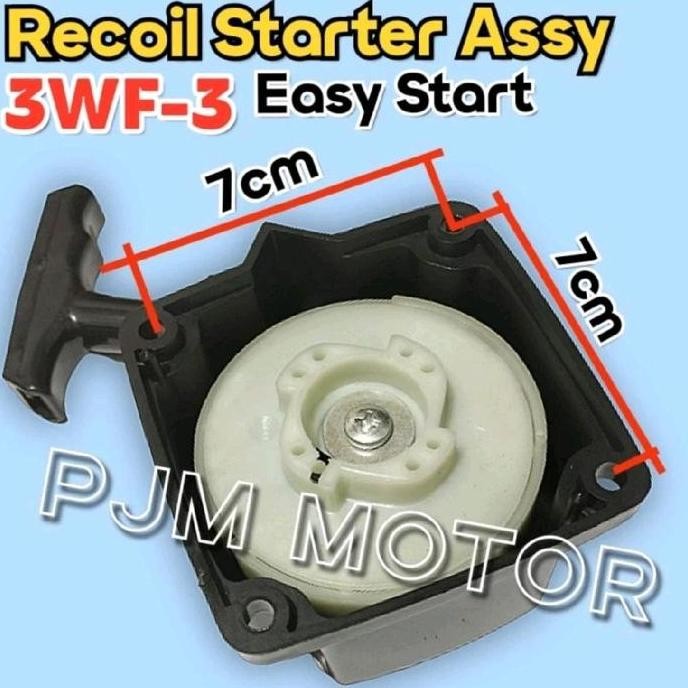 ,,,,,,,] 3WF3 EASY STARTER RECOIL STARTER Tarikan Kap Engkol mesin blower SR737 MD150