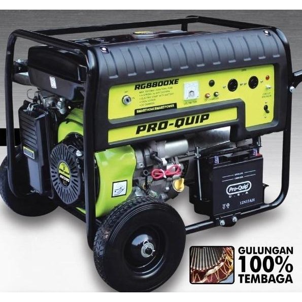 Kualitas terbaik] Genset 5500 Watt PROQUIP RG8800XE Generator Listrik PRO-QUIP RG 8800 XE