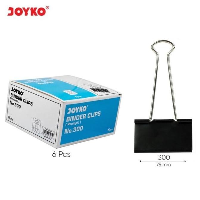 

Binder Clip 300 Penjepit Kertas Besi Warna Hitam Klip Kantor Serbaguna