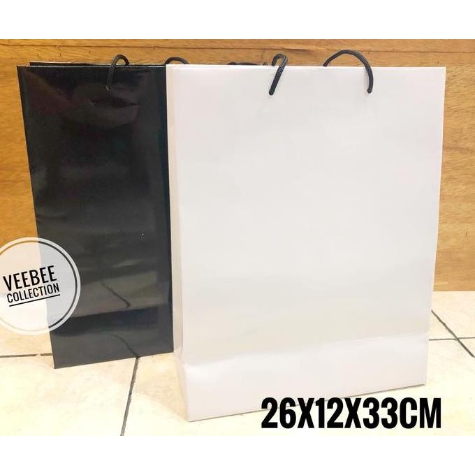 

siap kirim] Paperbag 26x12x33/ paperbag/ tas sovenir/ goodie bag/ tas kertas /tas