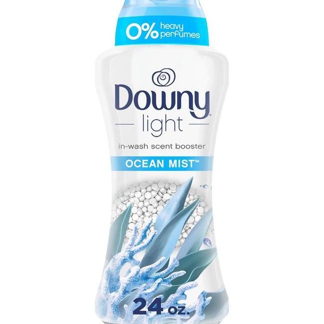 

Downy Light In-Wash Laundry Scent Booster Beads, Ocean Mist 24 oz (680g)