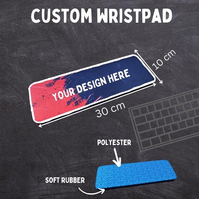 Custom Gaming Wrist rest / Wrist Pad / Wristrest / Wristpad RESTOCK
