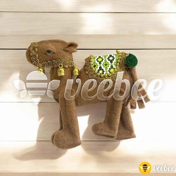 ] Hiasan Unta Flanel | Dekorasi Hampers Ramadhan & Eid Mubarak