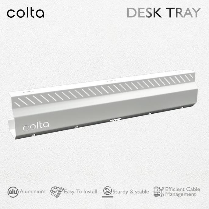 TATAKAN KABEL COLTA UNDER DESK ORGANIZER STOP KONTAK & TRAY TERMINAL MEJA