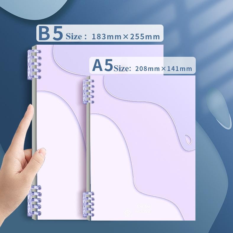 

A5 B5 Notebook Buku Binder/Tulis Sekolah Lucu Buku Notebook Aesthetic/ Korea Binder Notebook
