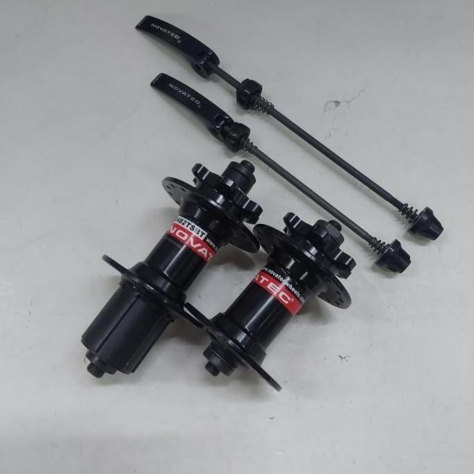 Hub Set Novatec Lubang 32hole Black Original
