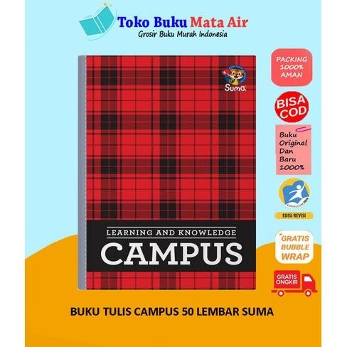 

Buku Campus Buku Tulis isi 50 lembar ( pak 10 buku )