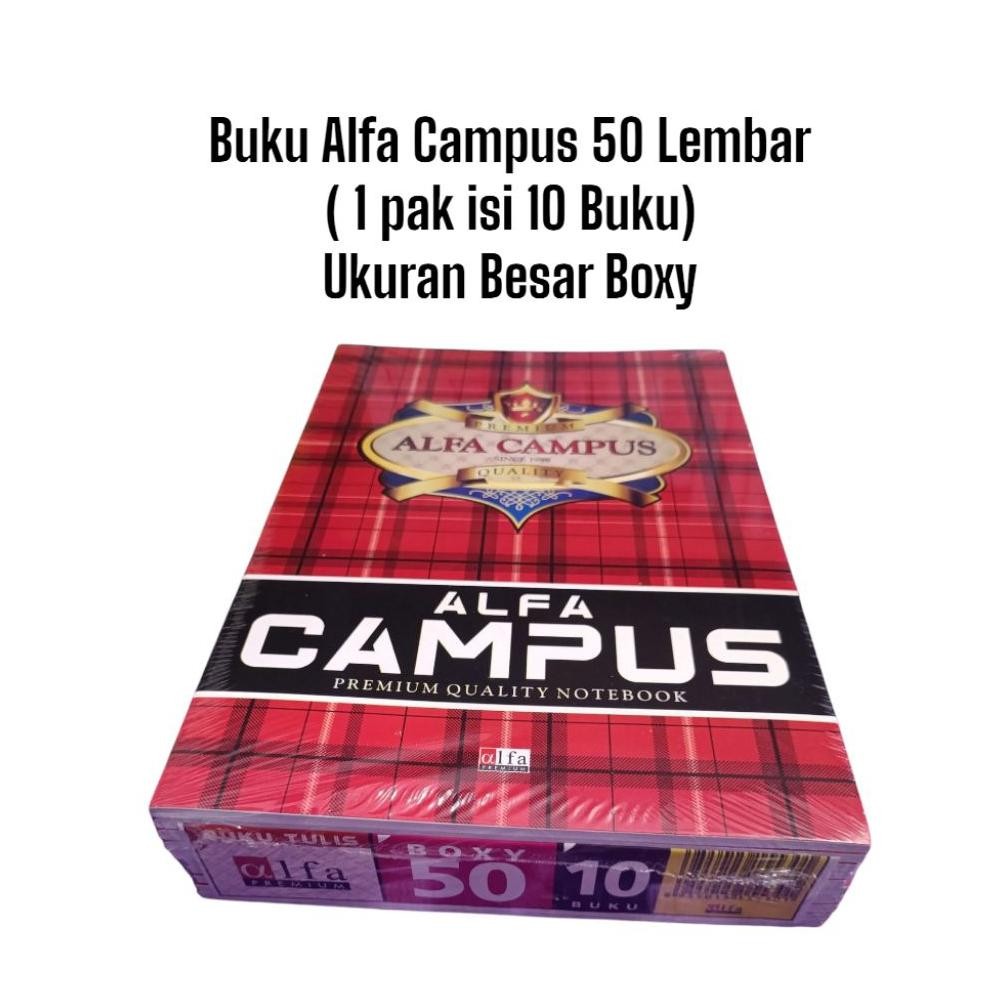 

Buku Boxy CAMPUS Termurah Boxy 50 Lembar 1 Pack 10 Buku