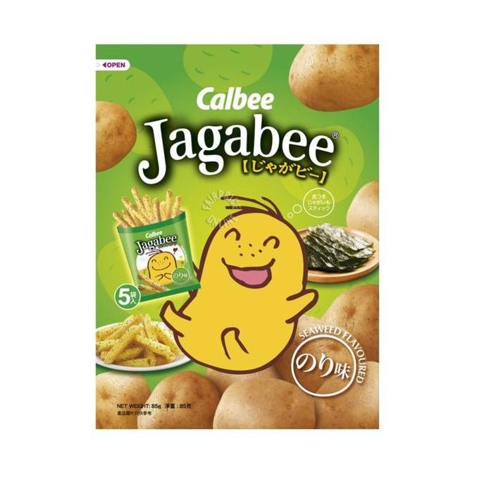 

Calbee Jagabee Potato Stick Seaweed 5 x 17g - Snack Kentang