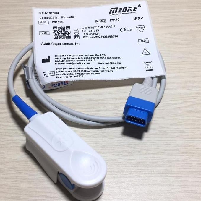 baru SPO2 GE Trusignal Ohmeda Adult 9 Pin