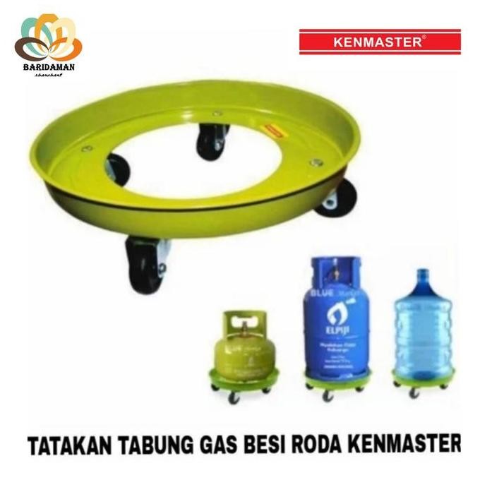 TATAKAN RODA TABUNG GAS / KAKI RODA GALON / ALAS GAS ELPIJI ANTI GESER