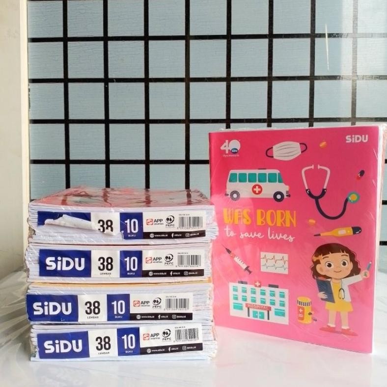 

Buku Tulis Sidu Sinar Dunia 38 Lembar ( Pak 10 Buku ) [ Original ]