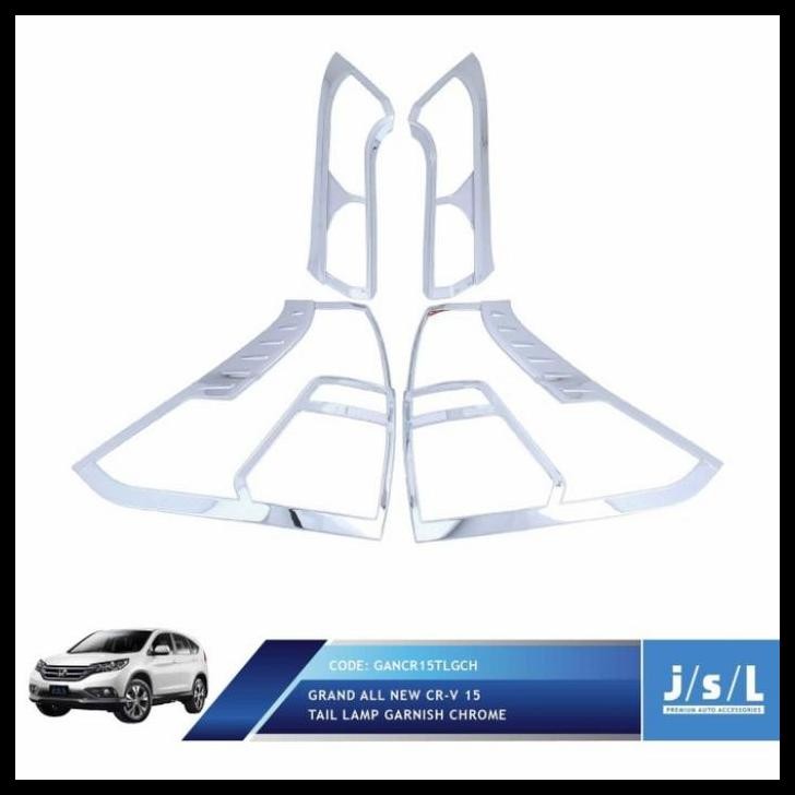 TERMURAH GARNISH LIST LAMPU BELAKANG MOBIL ALL NEW CRV 2013-2016 