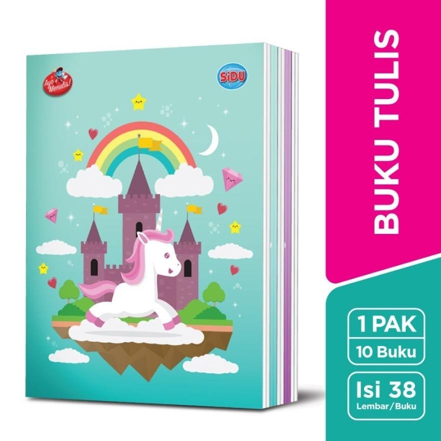 

Buku Tulis Sinar Dunia SIDU 38 Lembar (1Pack Isi 10 Buku)