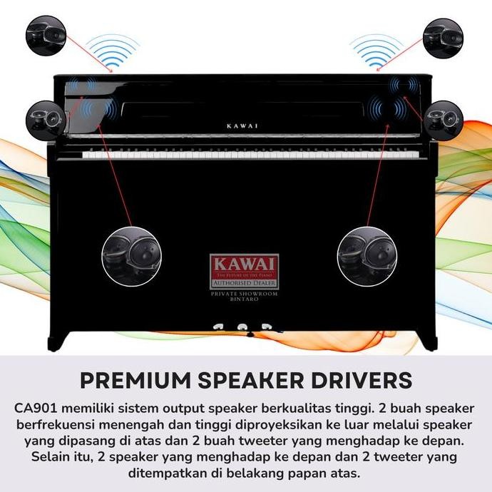 baru New Kawai CA901 - Penerus CA99 Digital Piano Authorized Dealer