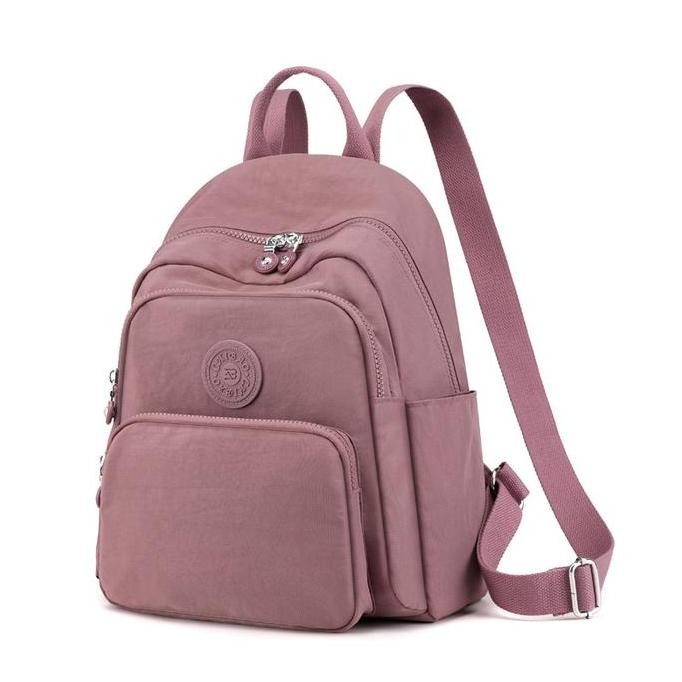 TAS RANSEL WANITA - CHIBAO 3087 anti air tas ransel wanita Tas kerja & Jalan-jalan Pink Backpack