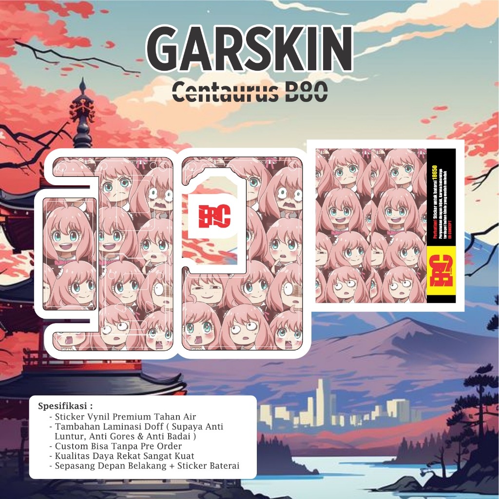 

*Premium Quality* E2r Creative Jual Sicentaurus B80 07 Garskin Custom Stiker Maxdecal Bkn Case COD