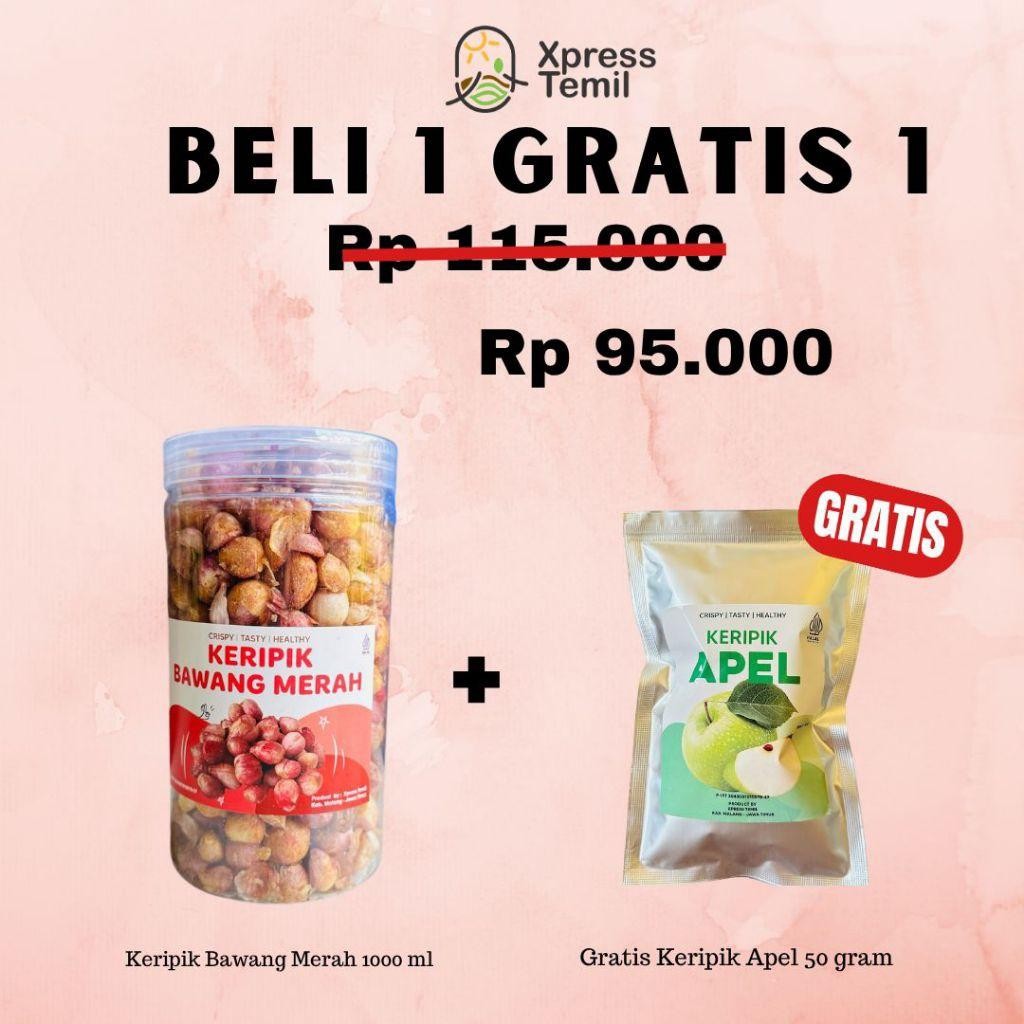 

FM Xpresstemilstore Keripik Bawang Merah 300ml 400ml 750ml 1000ml Kemasan Pouch