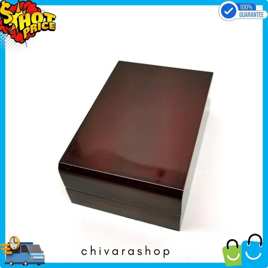 Kotak Kartu Emas Antam Berbahan Kayu Mewah / Box Tempat Penyimpanan Logam Mulia Emas Batangan Cocok 