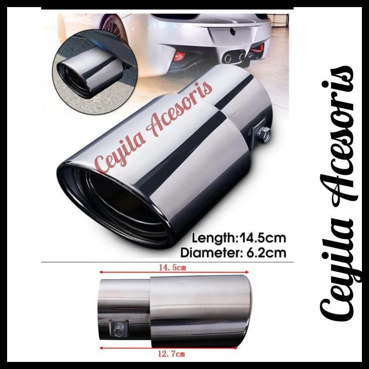 TERBARU MUFFLER UJUNG KNALPOT RACING MODEL STAINLESS MOBIL APV/APV ARENA 